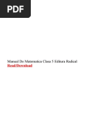 Download Manual de Matematica Clasa 5 Editura Radical by dana9martin SN299765766 doc pdf
