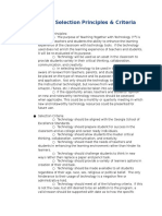 Wickham's Selection Principles & Criteria: Components