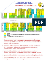 1 Structura Anului Scolar 2015 2016 PDF