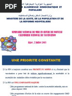 Calendrier National de Vaccination 2015