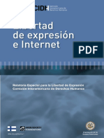 CIDH Libertad de Expresion e Internet