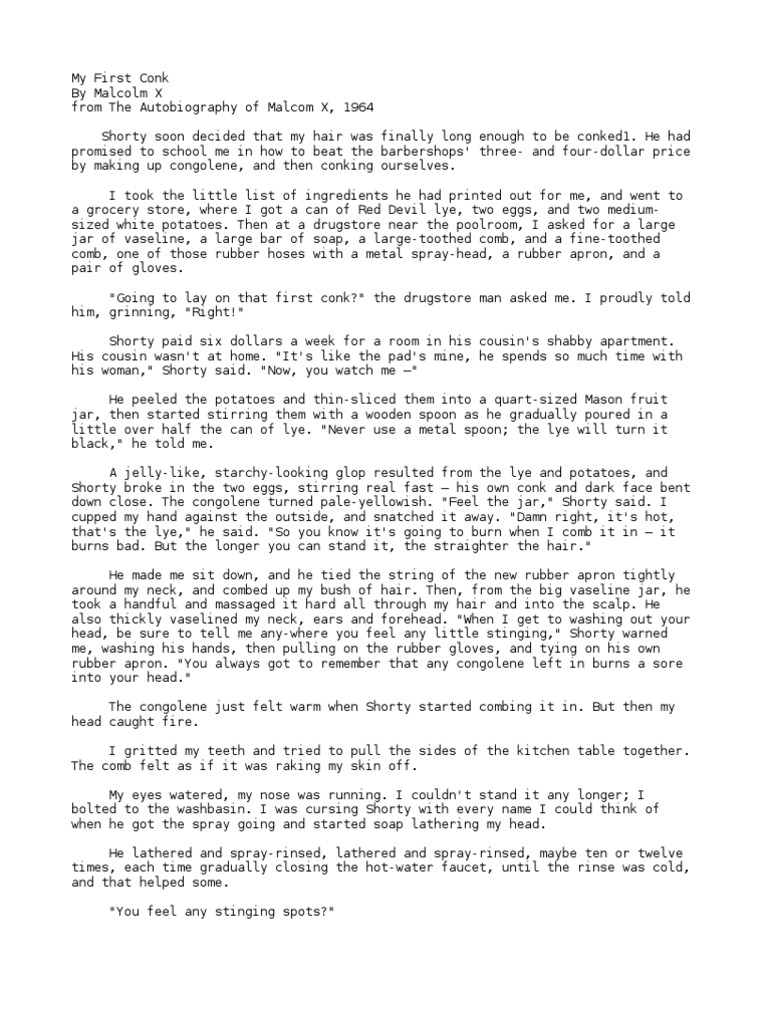 My First Conk Hairdressing Integumentary System