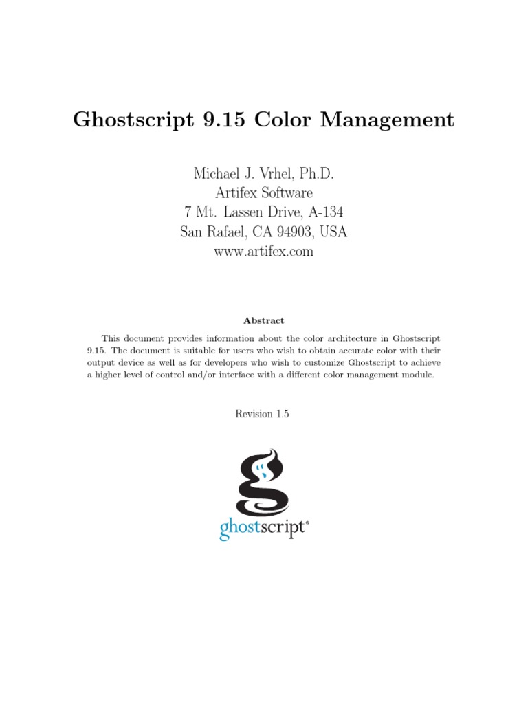 Ghostscript DSFSDFSDFSDFSDF | PDF | Rgb Color Model | Vision