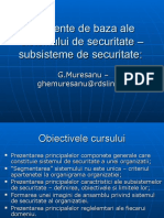 Elemente Ale Sistemului de Securitate