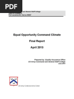 Equal Opportunity Command Climate