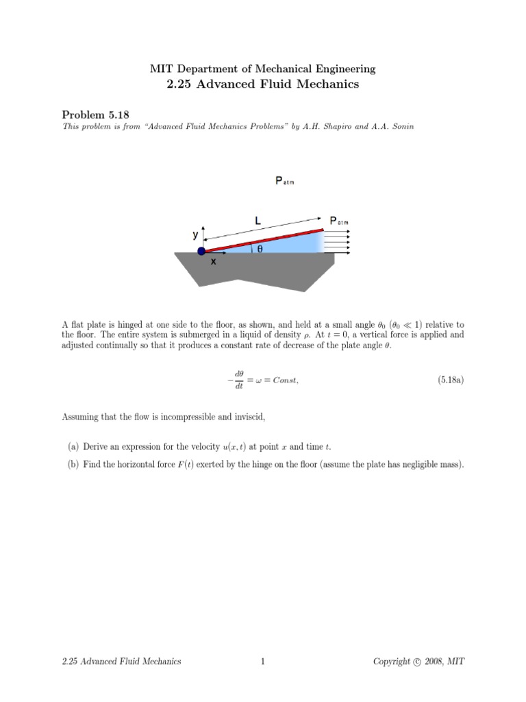 Fluid Mechanics Streeter Solution Manual 9th Edition