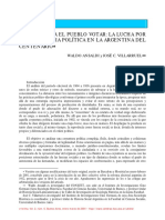 Ansaldi Villaruel - Quiera y Sepa El Pueblo Votar