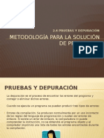 Prueba y Depuración