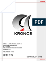 Historial de Kronos-2011