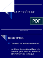 La Procédure