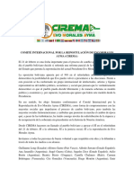 CIREMA Respaldo A Repostulación de Evo Morales Ayma