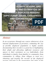 Application of Remote Sensing and GIS in Siting IDPS' Camp