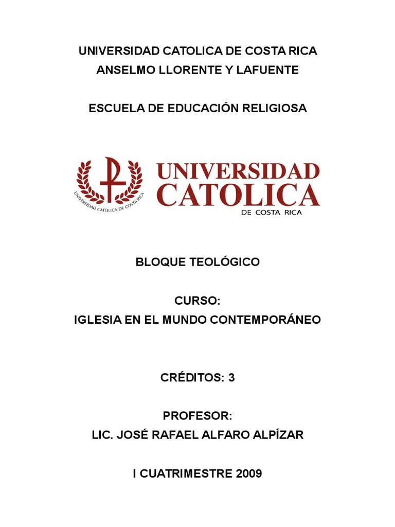 Retos de la Iglesia en el Mundo Actual | PDF | Concilio Vaticano II ...