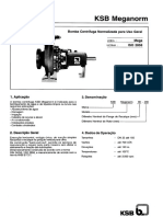 Bombas de Agua Ksb - Manual de Serviço