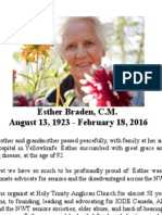 Esther Braden Announcement Feb 18 2016