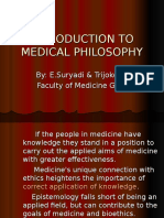 Dr. Suryadi (Introduction to Medical Phylosophy
