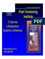 Post-Tensioning Institute: Tri-Service Infrastructure Systems Conference