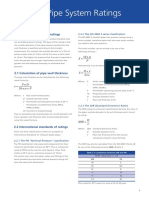 Pressure Pipe Systems Ratings