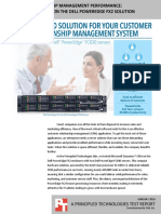 Customer Relationship Management Performance: Microsoft Dynamics On The Dell PowerEdge FX2 Solution