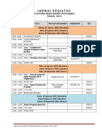 Jadwal Kegiatan: Pelatihan Bagi Kader Posyandu TAHUN 2013