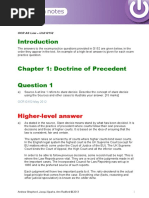 Exam Practice Answers as Law G152