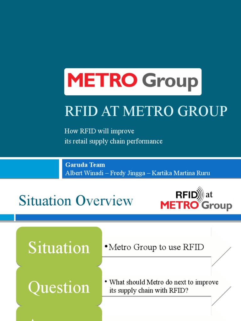 RFID Impact on Metro Group Supply Chain | PDF | Radio Frequency ...