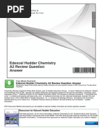 Download Edexcel Hodder Chemistry a2 Review Question Answer by Dhulanjalieeh Joseph SN299839947 doc pdf