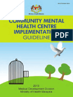 CMHC Implement Guideline 2013 Psych Services Malasia
