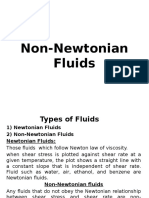 Non Newtonian Fluids