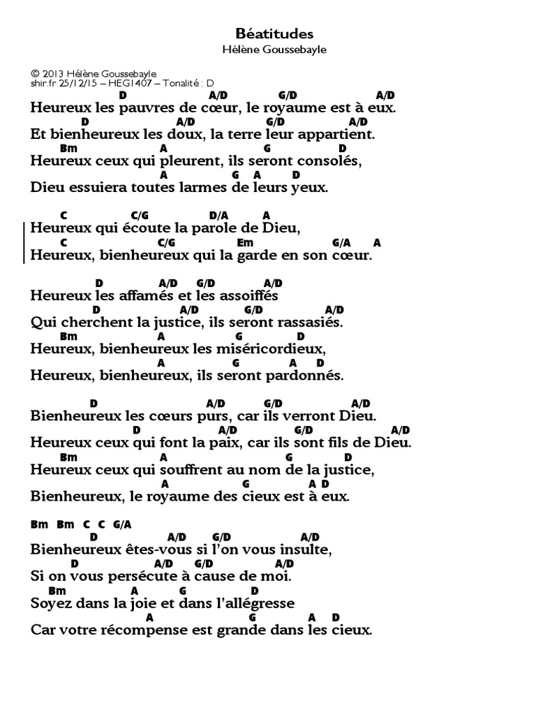 Béatitudes Hélène Goussebayle Pdf