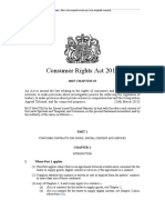 Consumer Rights Act 2015: Status: This Is The Original Version (As It Was Originally Enacted)