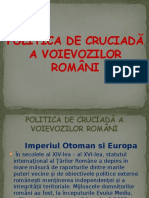 Politica de Cruciadă a Voievozilor Români