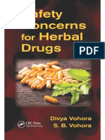 Safety Concerns For Herbal Drugs (2016)