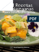 101 Recetas Crudiveganas para Solucionar - Moreno, Ana