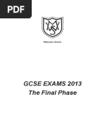 Yr 11 Revision Guide 2013