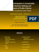 Residents Participation in Sustainable Tourism Decision Making and Management of Public Policies