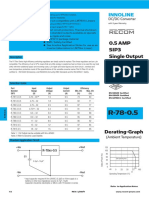 Regolatore switching, ingresso 6.5 → 32V cc, uscita 5V cc, 0.5A