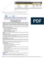 Understanding Production Order Variance - Part 1