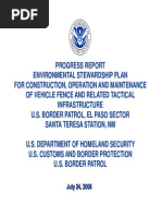 Download CREW US Department of Homeland Security US Customs and Border Protection Regarding Border Fence  9 JV -1-2-3 ESP Progress Redacted by CREW SN29988592 doc pdf