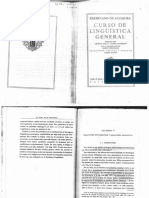 Ferninand de Saussure, Curso de Linguistica - Cap V (5 Copias)