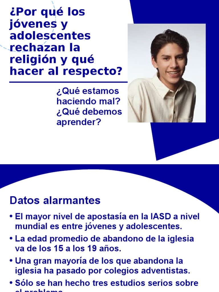 Causas del abandono juvenil en la iglesia | PDF | Iglesia Adventista ...