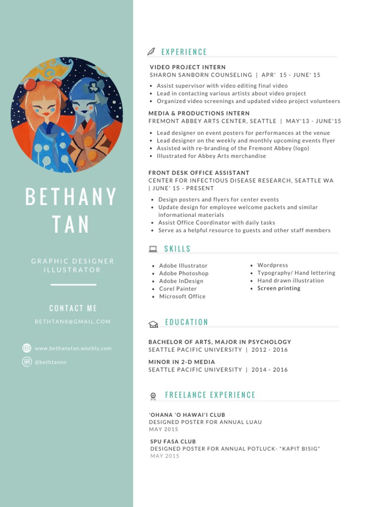 Bethany Tan: Graphic Designer Portfolio | PDF | Art