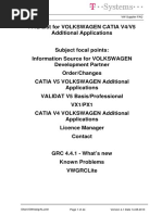Download Faq List for Volkswagen Catia v4-V5 En by Marcelo SN299903583 doc pdf
