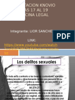 Presentacion Knovio Temas 17 Al 19 Medicina Legal Lior Sanchez