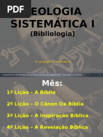 Teologia Sistemática I - 1ª Aula