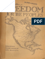 Watchtower: Freedom For The Peoples by J.F. Rutherford, 1927