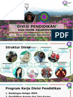 Presentasi Divisi Pendidikan