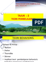 Tajuk 3 - Teori Pembelajaran1 PDF