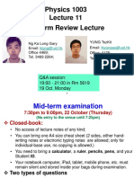 L11 Midterm Review Lecture With Answer