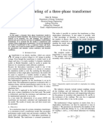 Article Dynamic Modeling of Three Phase Transformer